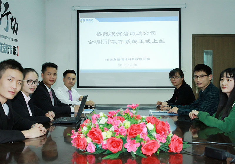 熱烈祝賀碧源達(dá) ERP 系統(tǒng)成功上線！